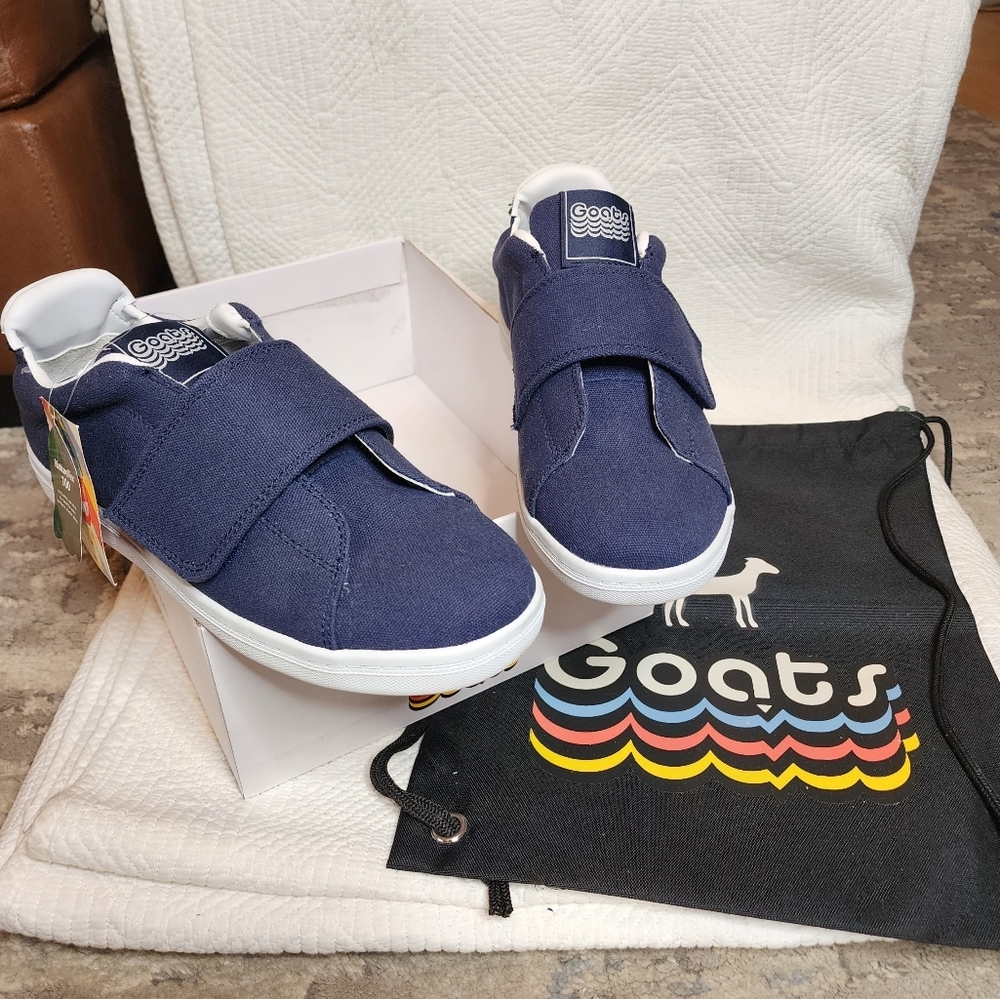 NWT Goats Blue Sneakers Size 8.5